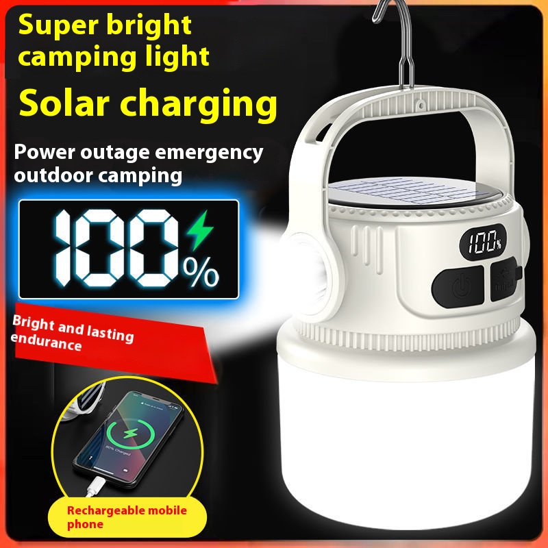Power Outage Light - Bombilla Solar LED, linternas portátiles recargables,