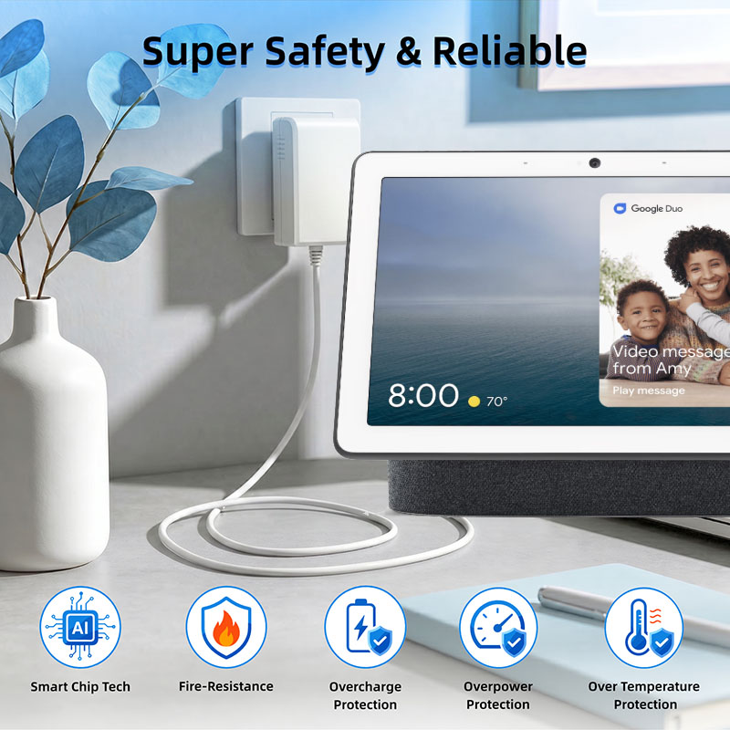 Adaptador de Alimentación de 2 - Google Speaker Nest Hub reseña y precio